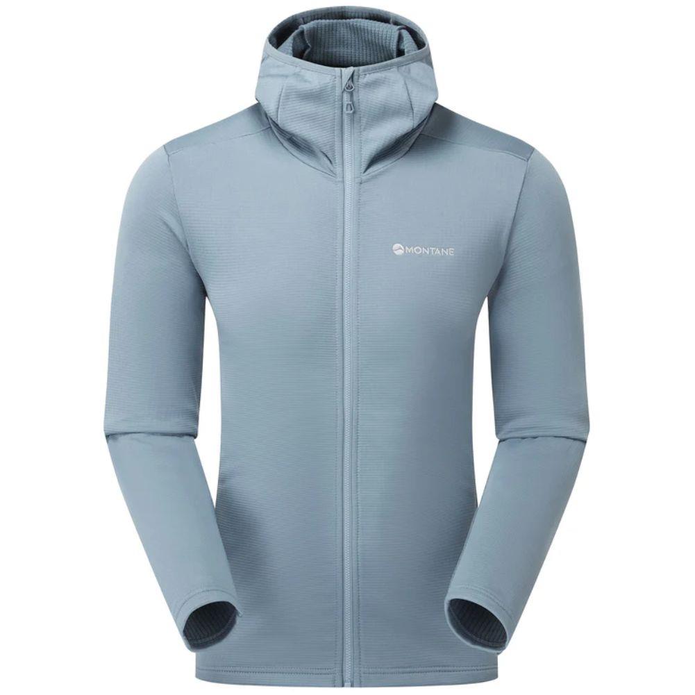 Montane Men's Protium Hooded Fleece Jacket (Stone Blue)