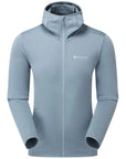 Montane Men's Protium Hooded Fleece Jacket (Stone Blue)