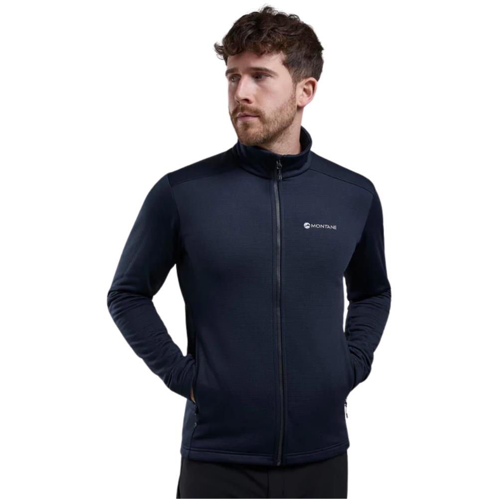 Montane Men's Protium Fleece Jacket (Eclipse Blue) hands in pocket