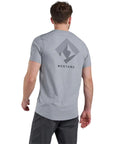 Montane Men's Alhena Mountain 25 T-Shirt (Pebble Blue) model back