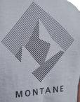 Montane Men's Alhena Mountain 25 T-Shirt (Pebble Blue) logo