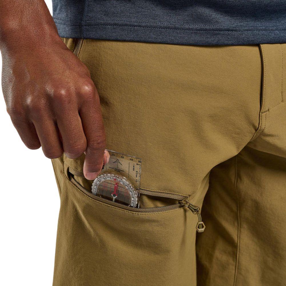 Montane Men&#39;s Tenacity Hiking Shorts (Olive) compass