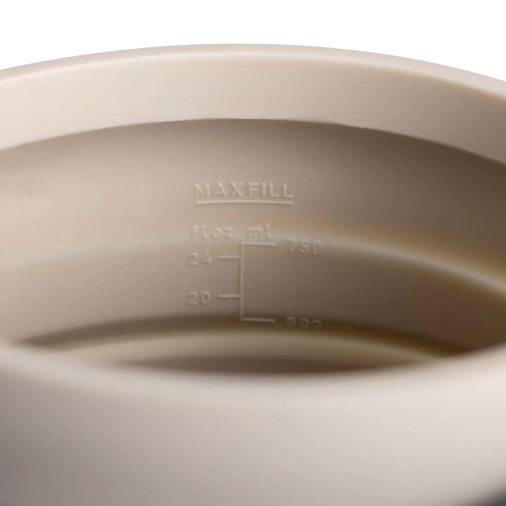 Sea To Summit Frontier UL Collapsible Kettle - 1.1L (Bone White) measurements