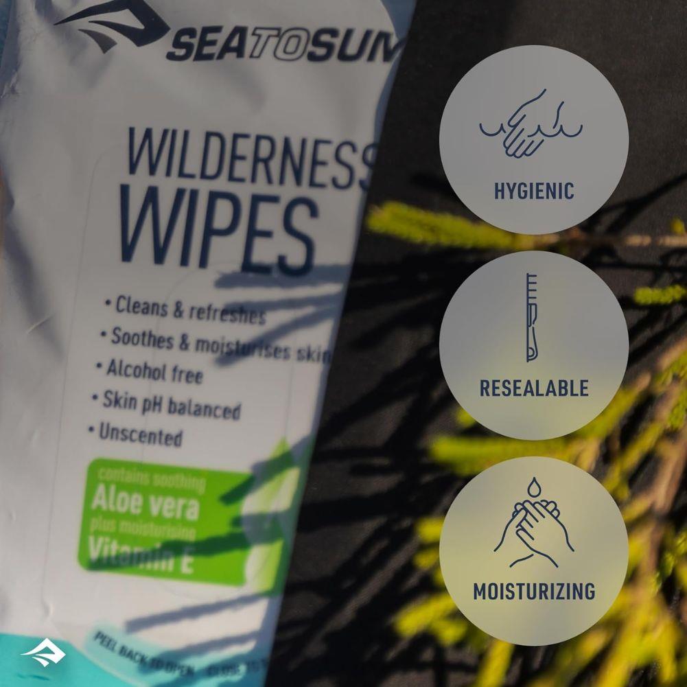 Sea To Summit Wilderness Wipes Compact - 12 Wipes rsealabl