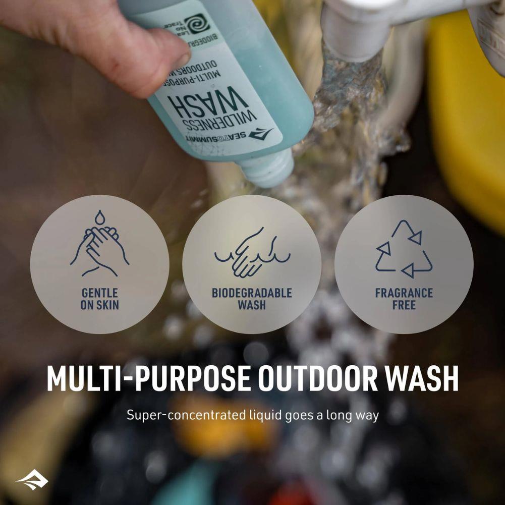 Sea To Summit Multi-Purpose Wilderness Wash 250ml gentle