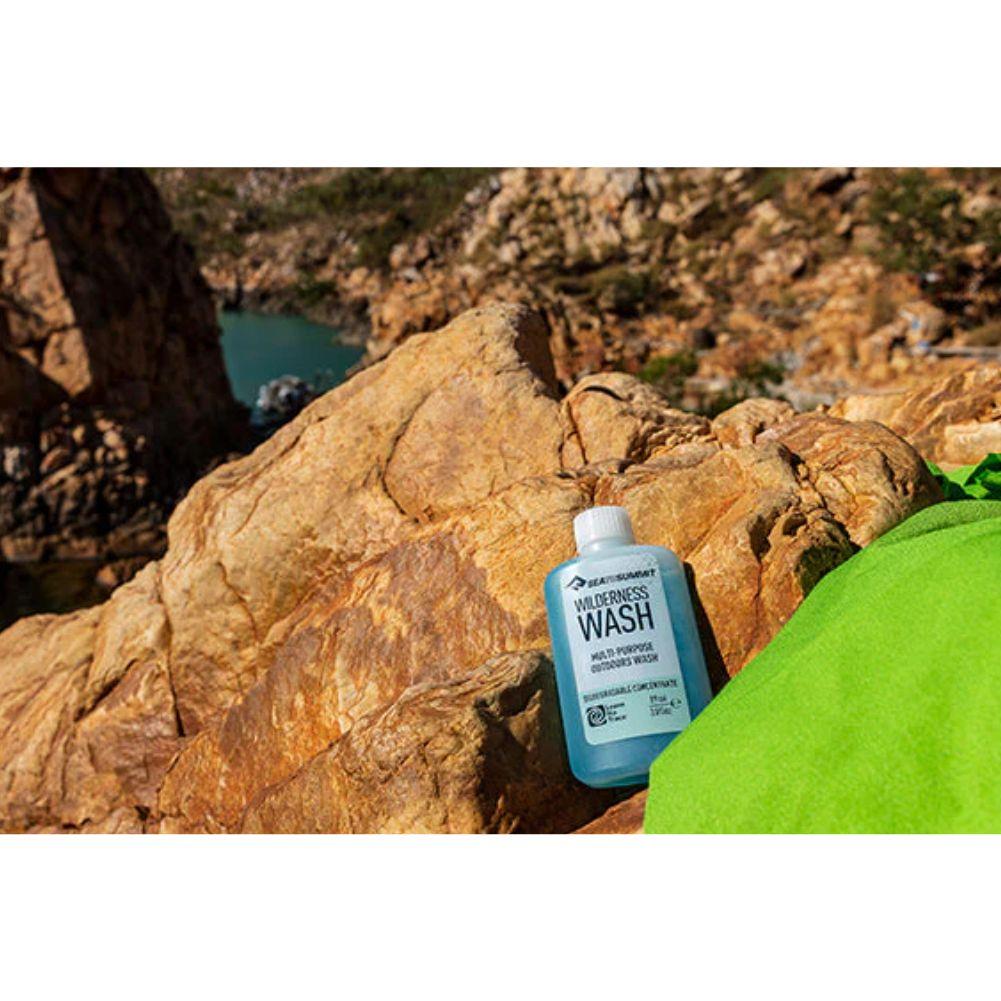 Sea To Summit Multi-Purpose Wilderness Wash 250ml rocks