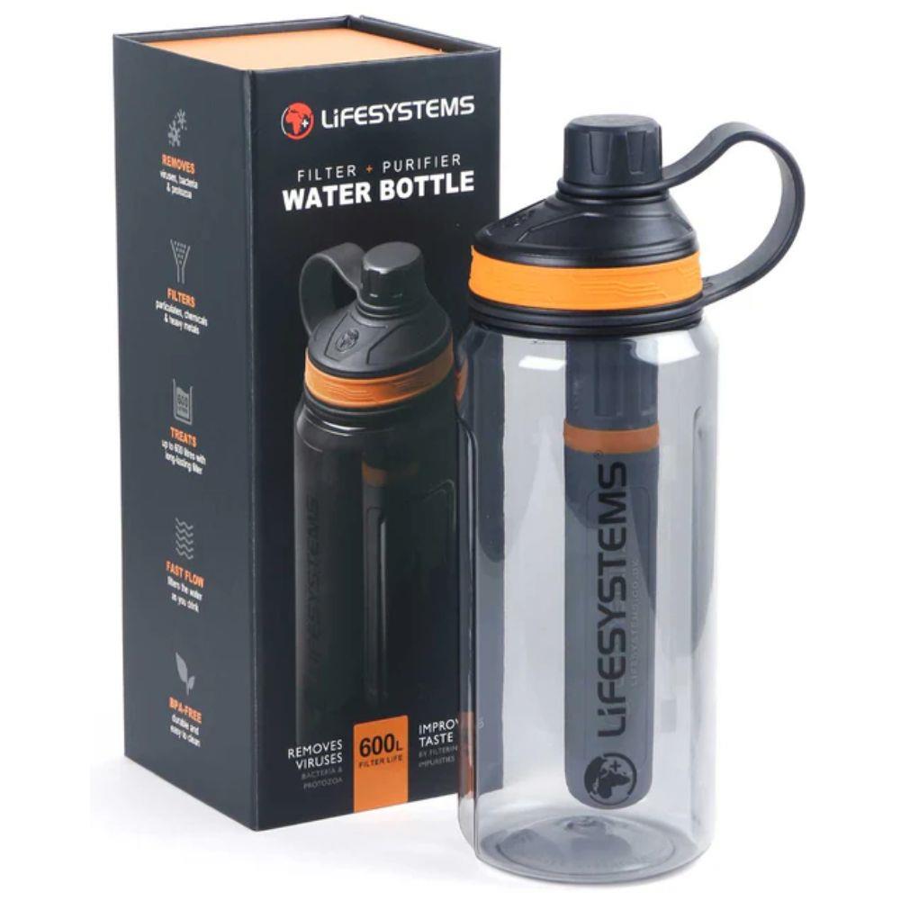 Lifesystems Water Filter Purifier 1L Bottle box