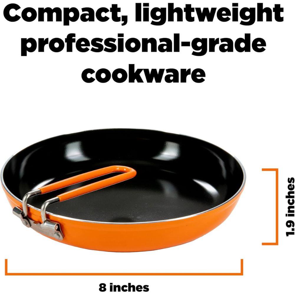 Jetboil Summit Non-Stick Camping Skillet (Orange) measurements