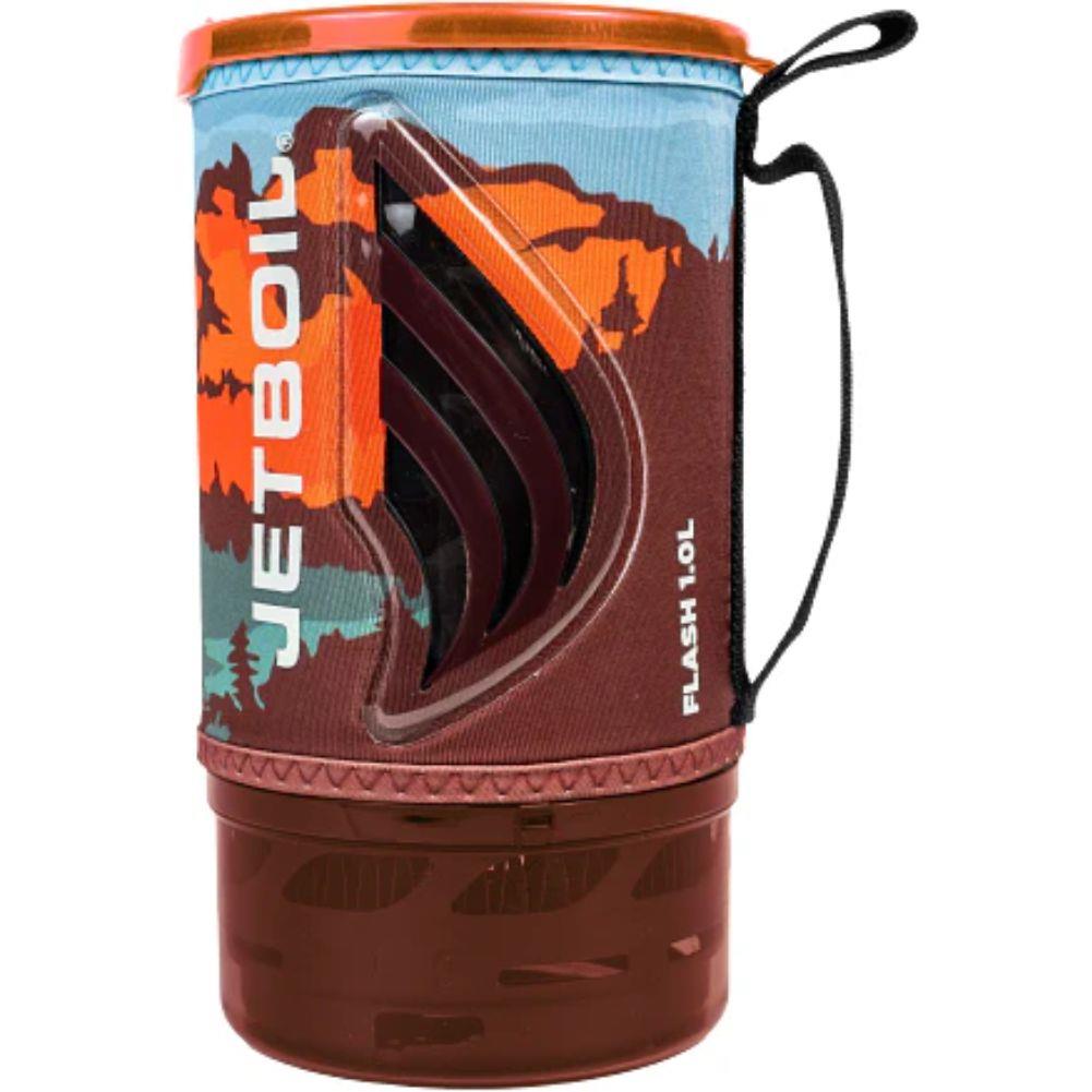 Jetboil Flash 1.0L Fast Boil System (Mountainscape) packed up