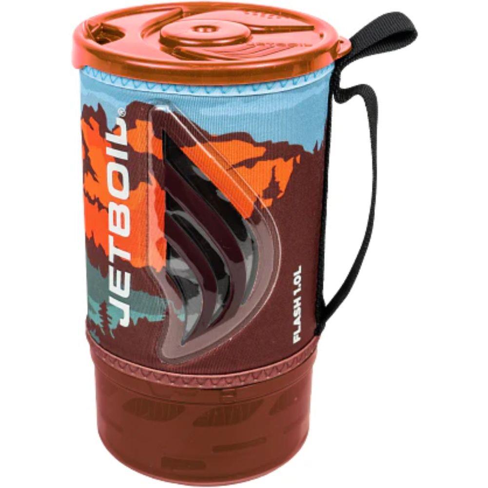 Jetboil Flash 1.0L Fast Boil System (Mountainscape) top angle