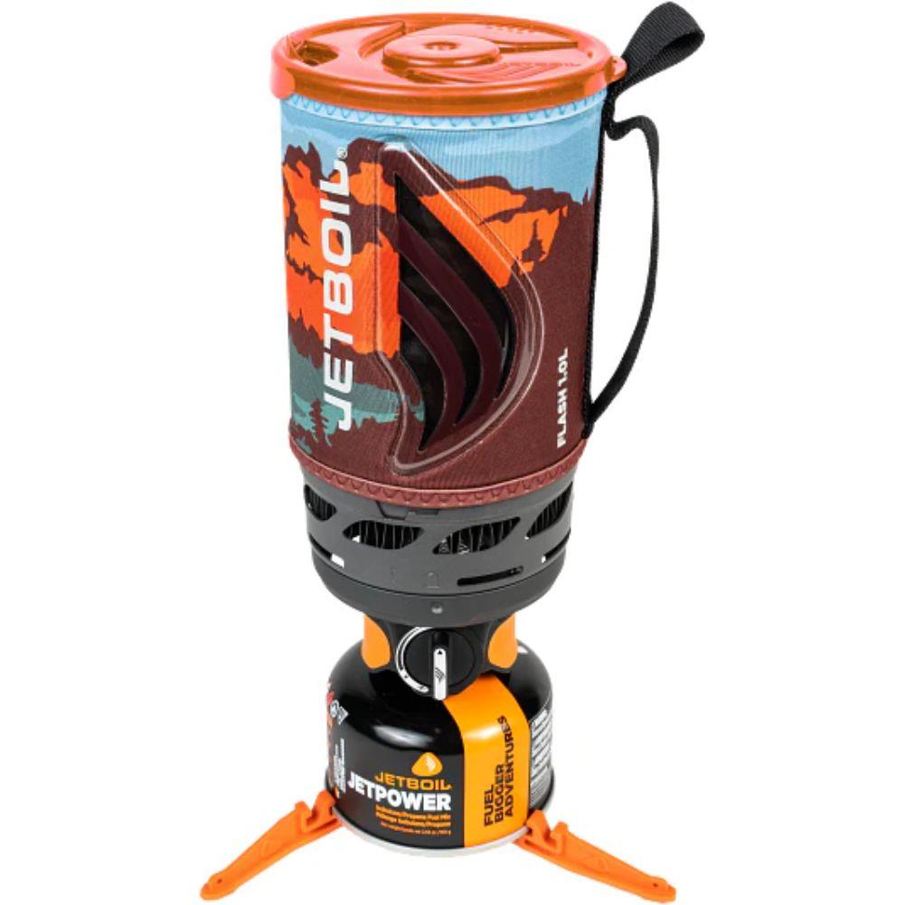 Jetboil Flash 1.0L Fast Boil System (Mountainscape) with fuel