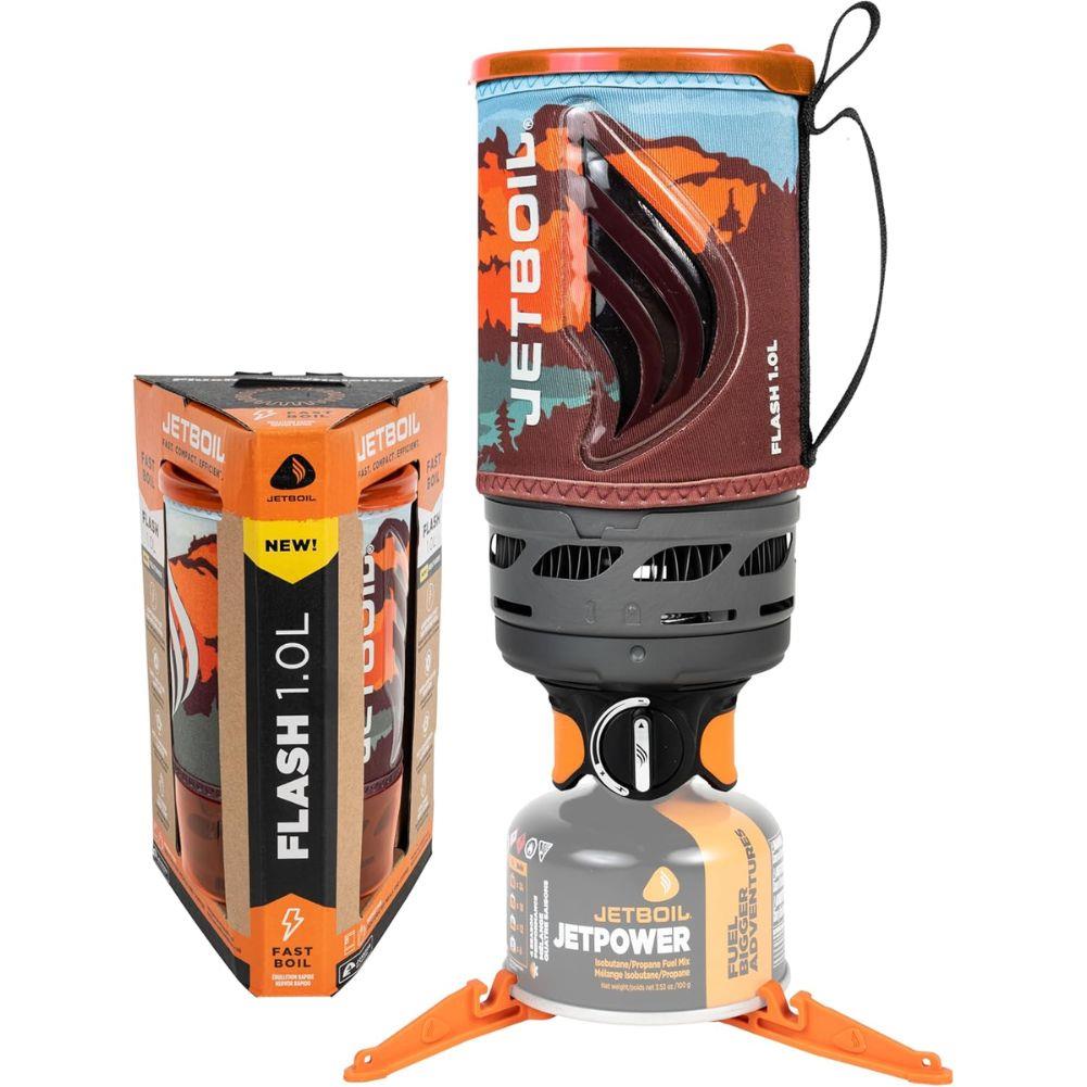 Jetboil Flash 1.0L Fast Boil System (Mountainscape) packed included