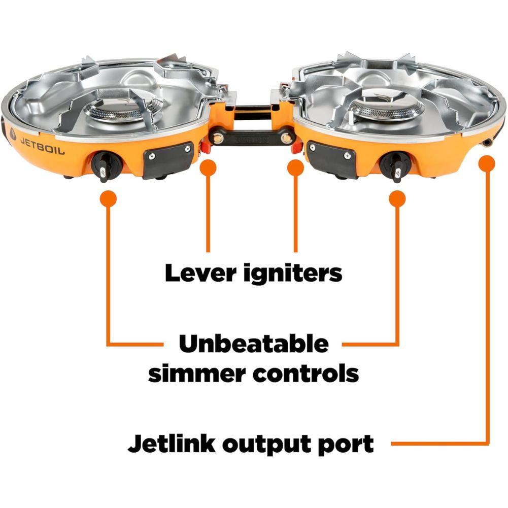 Jetboil Genesis Basecamp Cooking System (Orange) info
