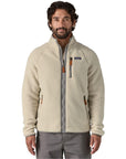 Patagonia Men's Retro Pile Fleece Jacket (Pelican) model front