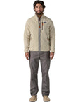 Patagonia Men's Retro Pile Fleece Jacket (Pelican) model full
