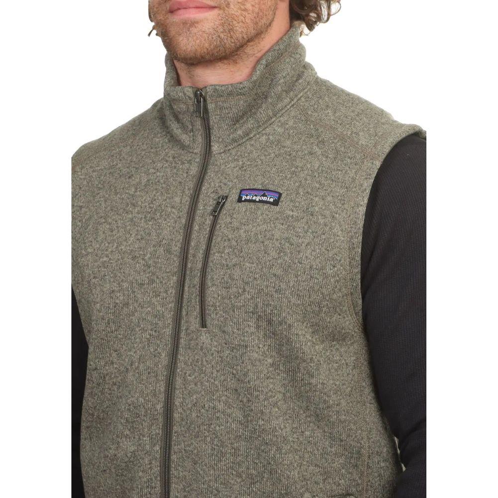 Patagonia Men&#39;s Better Sweater Fleece Vest (River Rock Green)close up
