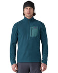 Patagonia Men's R1 Air Zip-Neck (Tidal Teal) front