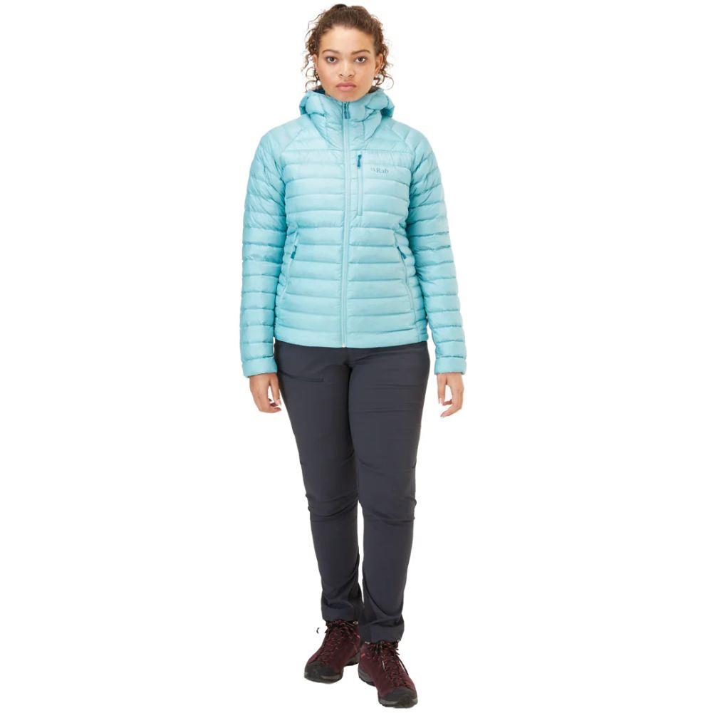 Rab Women's Microlight Alpine Down Jacket (Meltwater) full body