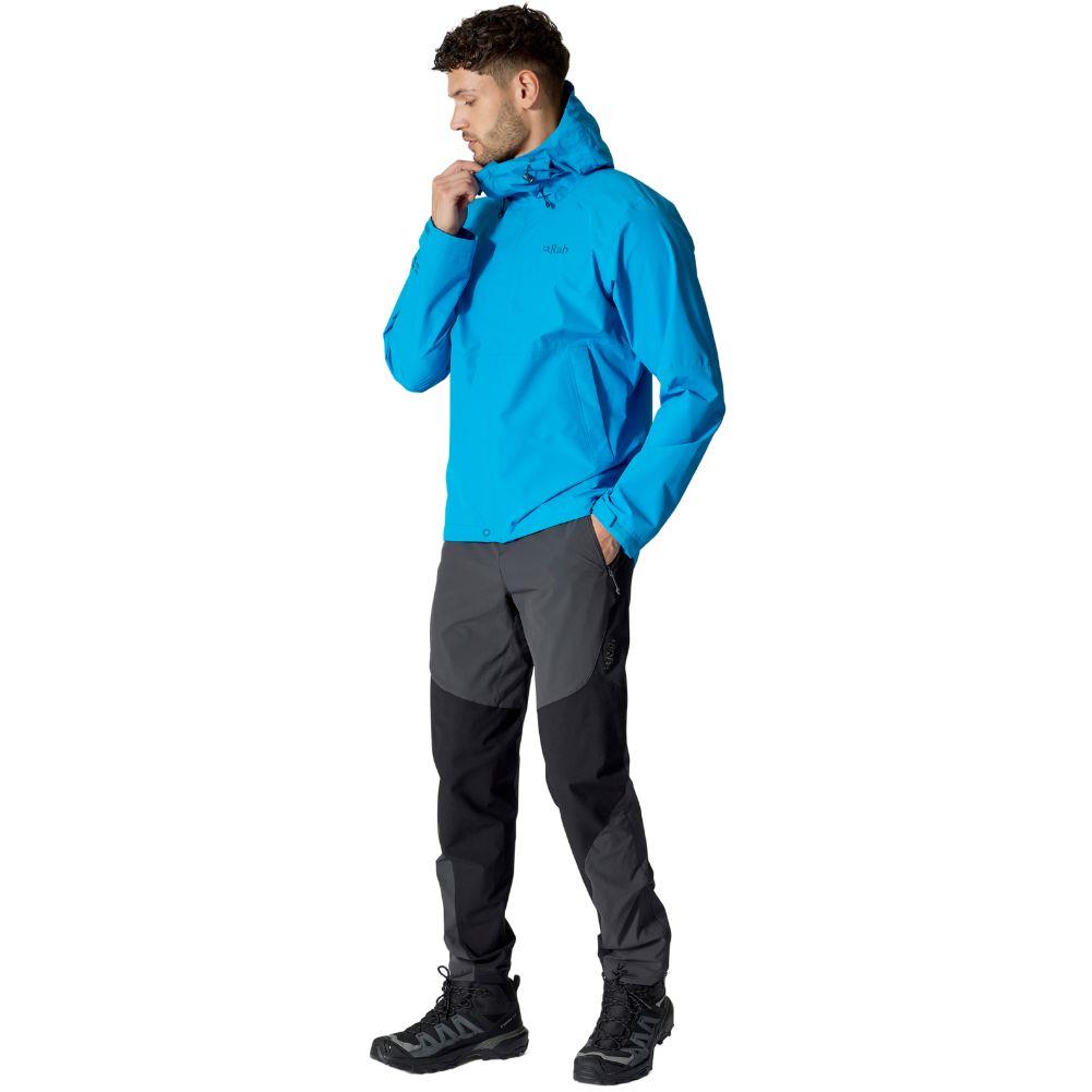Rab Men's Downpour Waterproof Jacket (Maya Blue) – Summits Outdoor