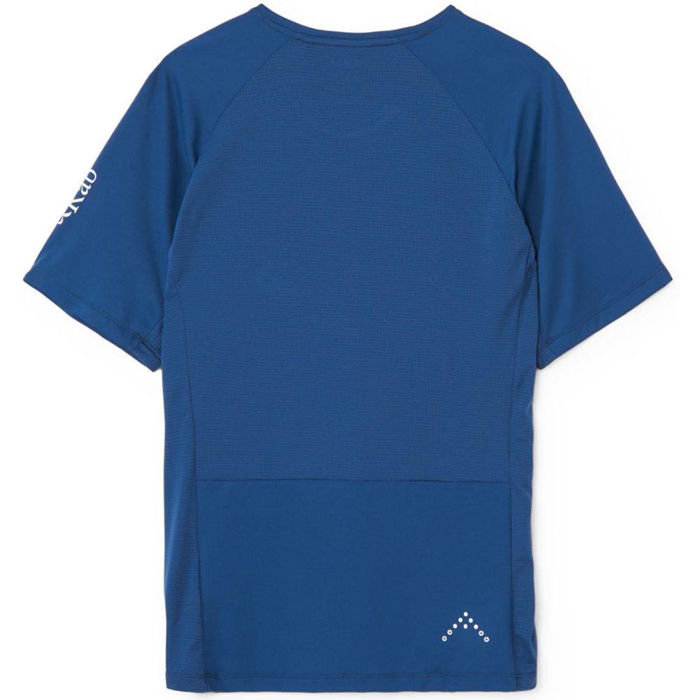 Rab Men's Trail Tee (Tempest Blue/Light Zinc) back
