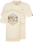 Rab Men's Stance Mountain Peak Tee (Ecru)