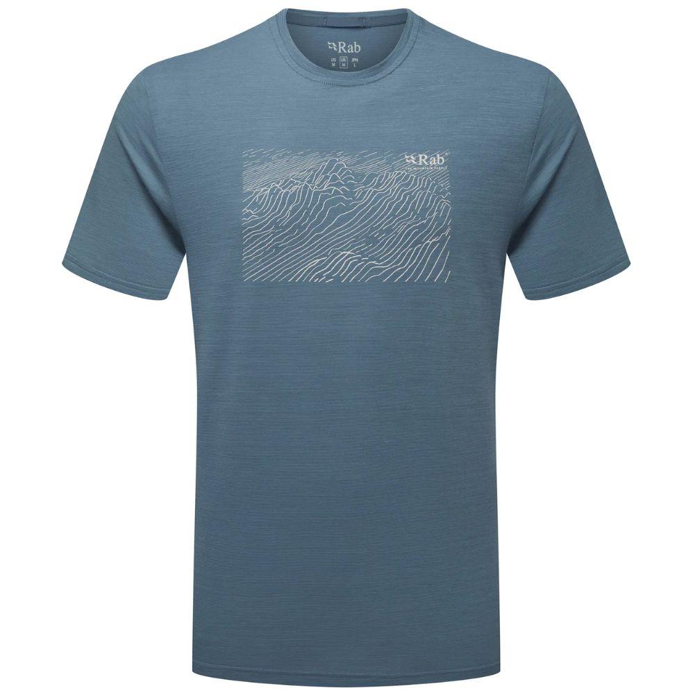 Rab Men's Syncrino Ridge Tee (Orion Blue)
