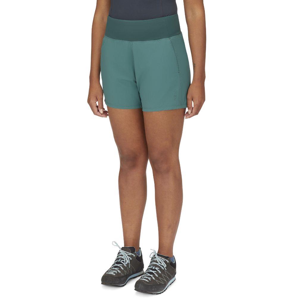 Rab Women&#39;s Momentum Shorts - 4&quot; (Eucalyptus)