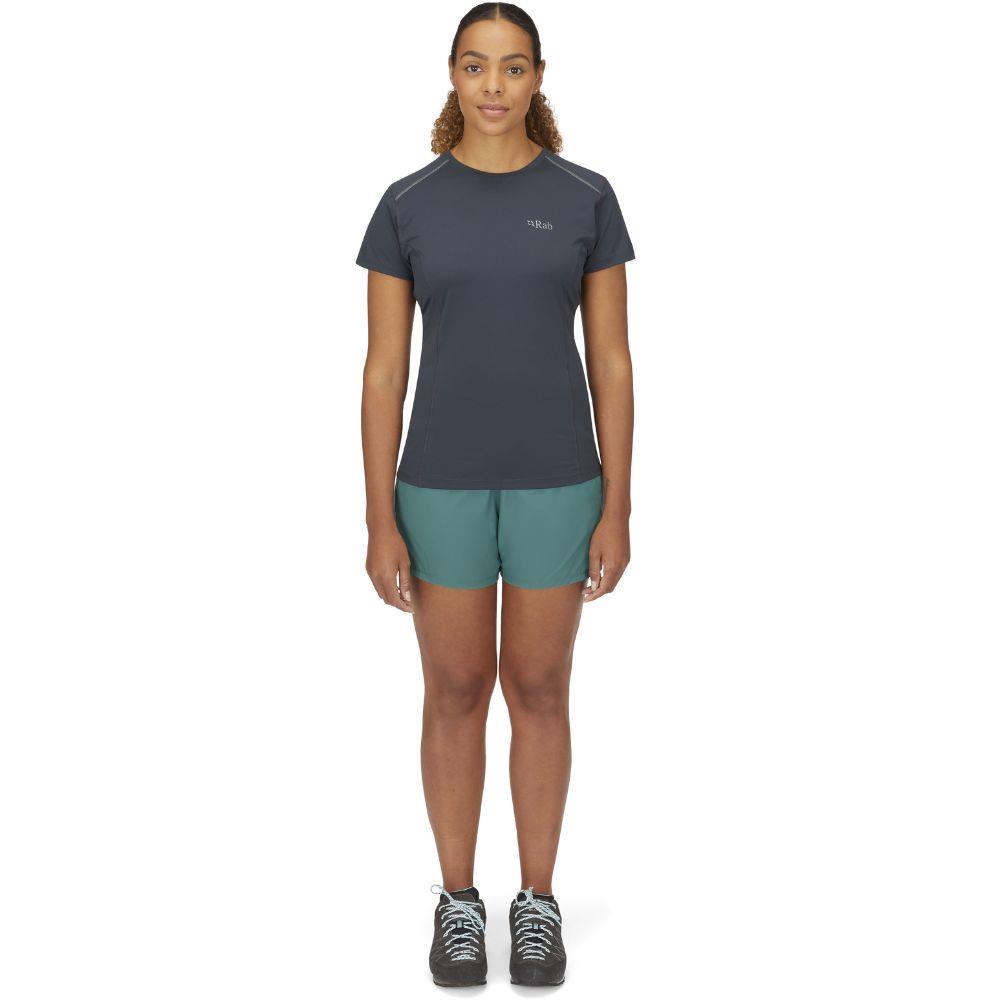 Rab Women&#39;s Momentum Shorts - 4&quot; (Eucalyptus)