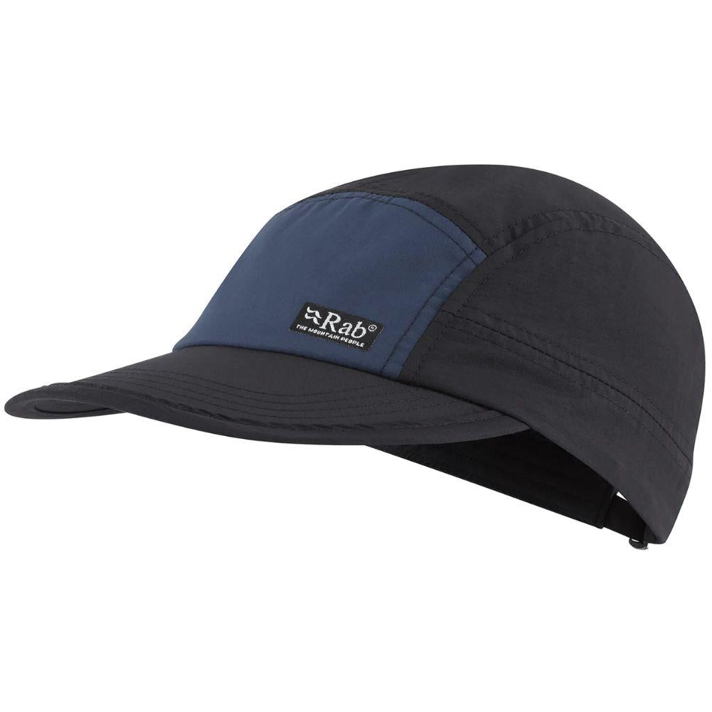 Rab Vista 5 Panel Cap (Ebony/Tempest Blue)