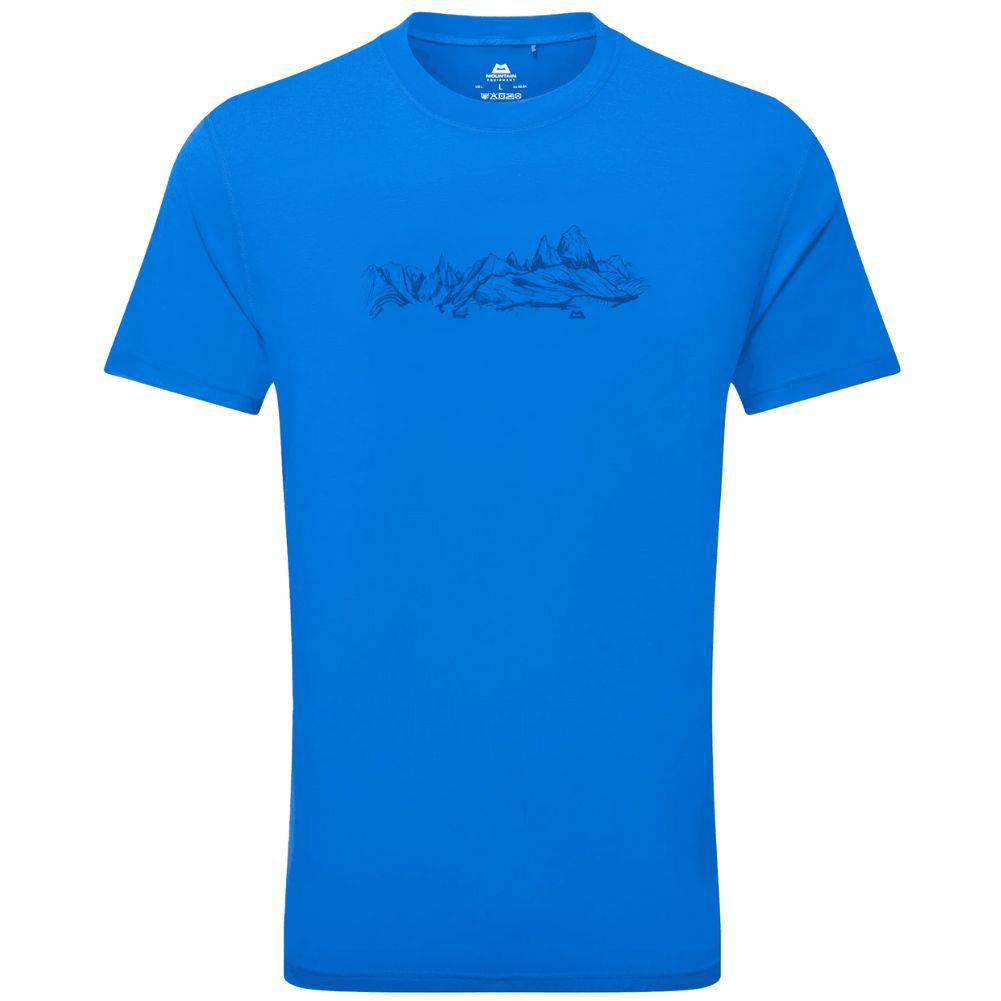 Mountain Equipment Men's Groundup Skyline Tee (Atlantic Blue)