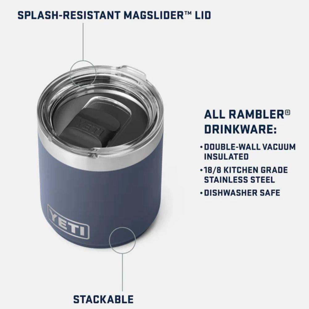 Yeti Rambler 10 oz (296 ml) Stackable Lowball (Rescue Red) more info