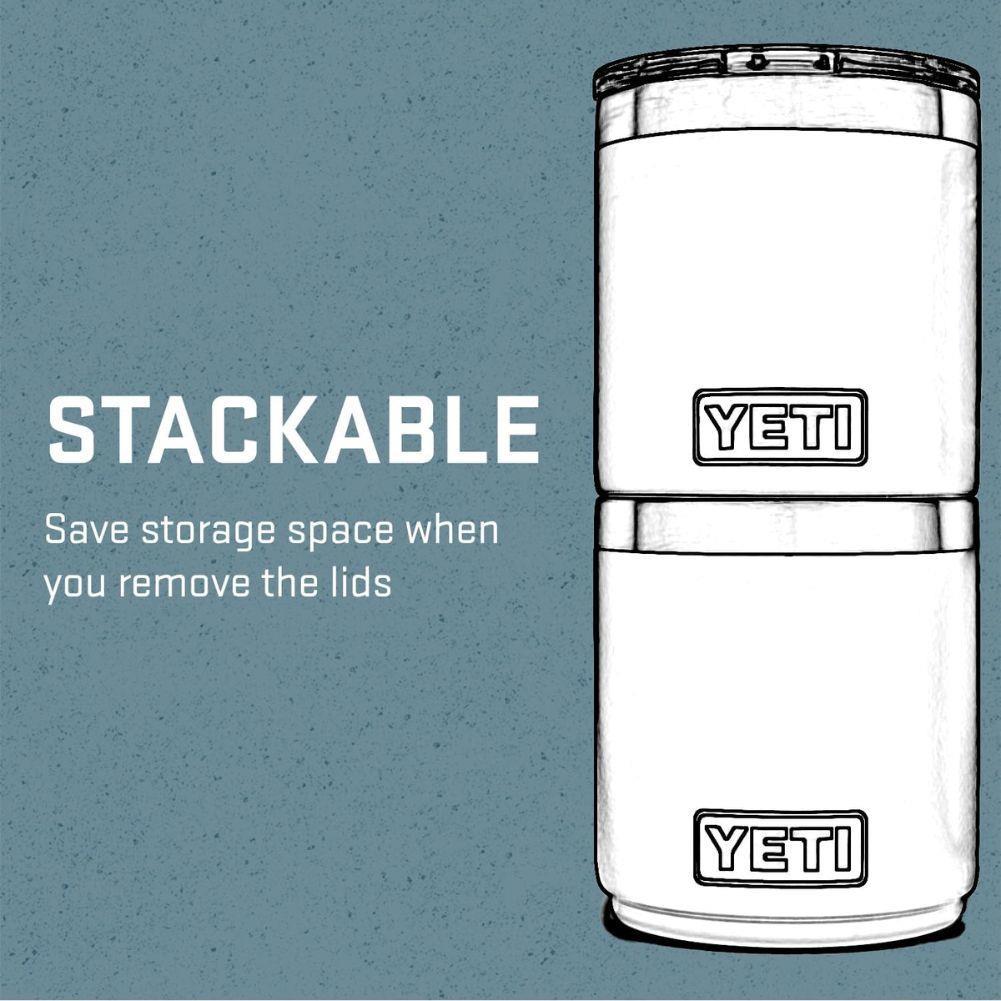 Yeti Rambler 10 oz (296 ml) Stackable Lowball (Rescue Red) stackable
