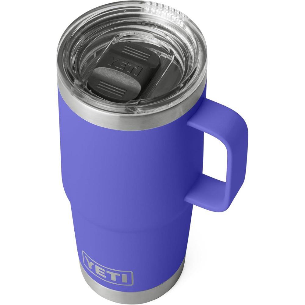Yeti Rambler 20 OZ (591ml) Travel Mug (Ultramarine Violet) top angle