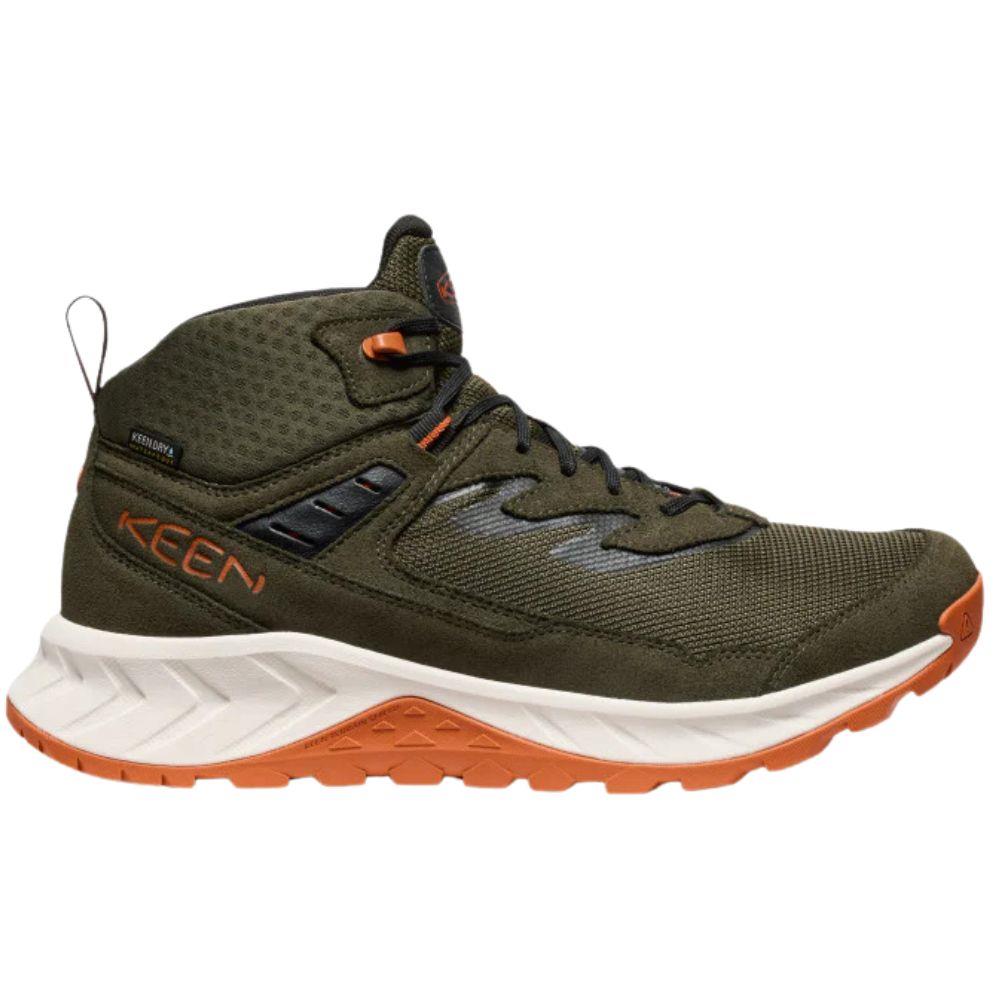 Keen Men's Hightrail Waterproof Hiking Boot (Forest Night/Gold Flame)
