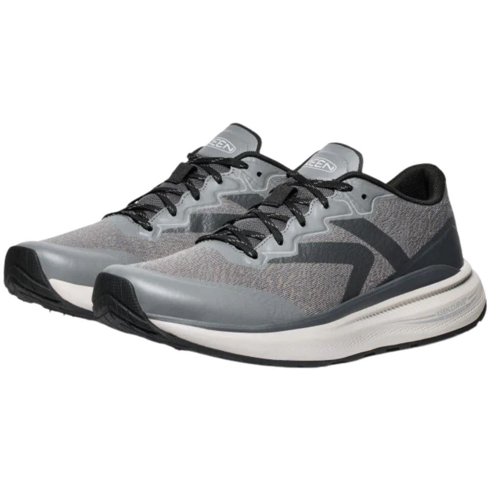 Keen Men's WK500 Walking Shoe (Steel Grey/Magnet) pair