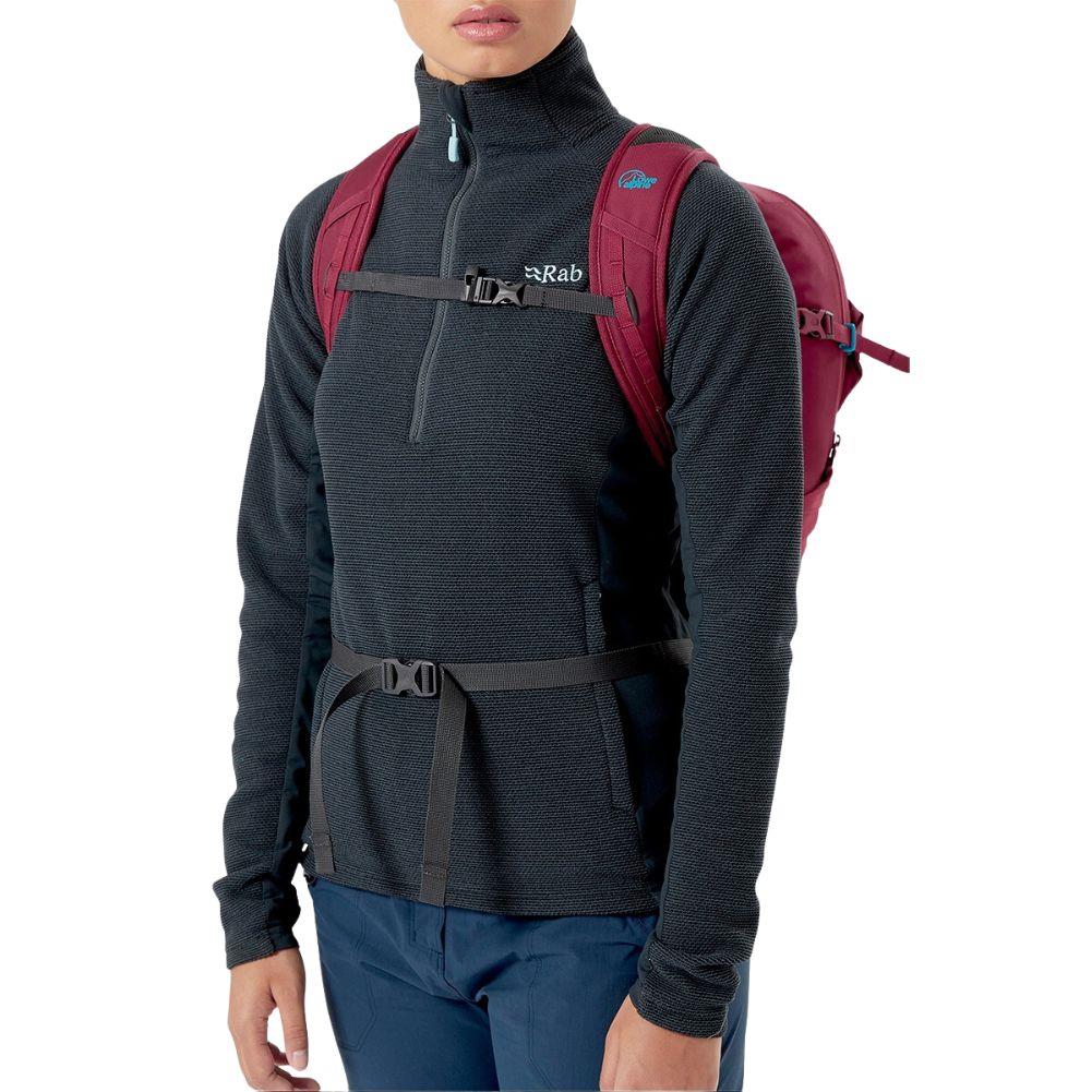 Lowe Alpine Edge 18L Daypack (Raspberry) straps