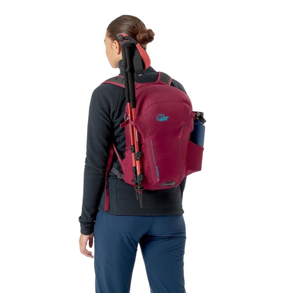 Lowe Alpine Edge 18L Daypack (Raspberry) carrying