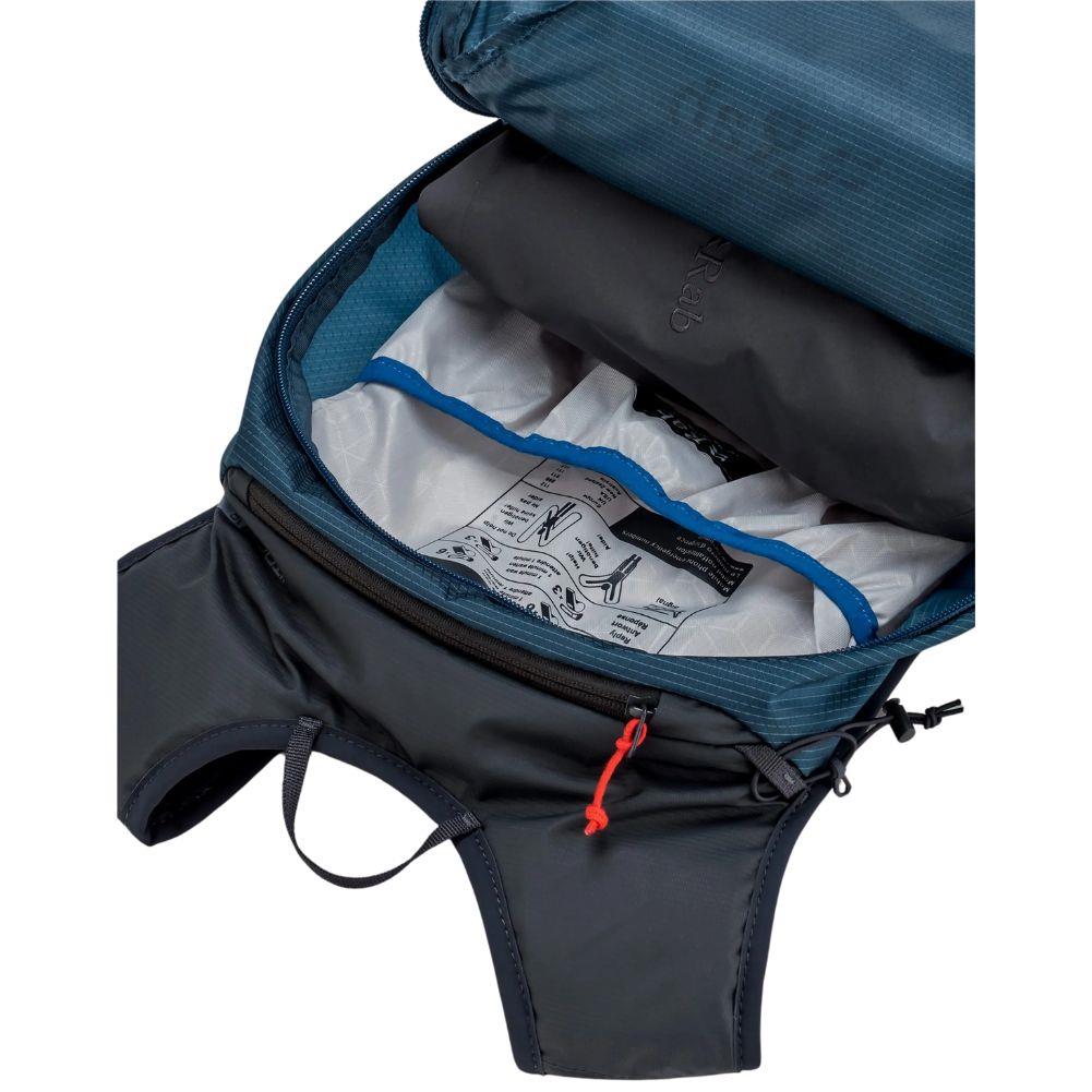 Rab Nitron 18L Lightweight Pack (Orion Blue) flat
