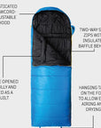 Snugpak Navigator WGTE Rectangular Sleeping Bag - Right Zip