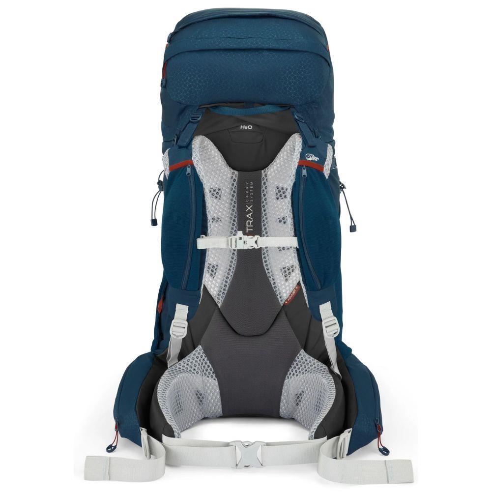 Lowe Alpine Yacuri 55L Rucksack (Tempest Blue) back