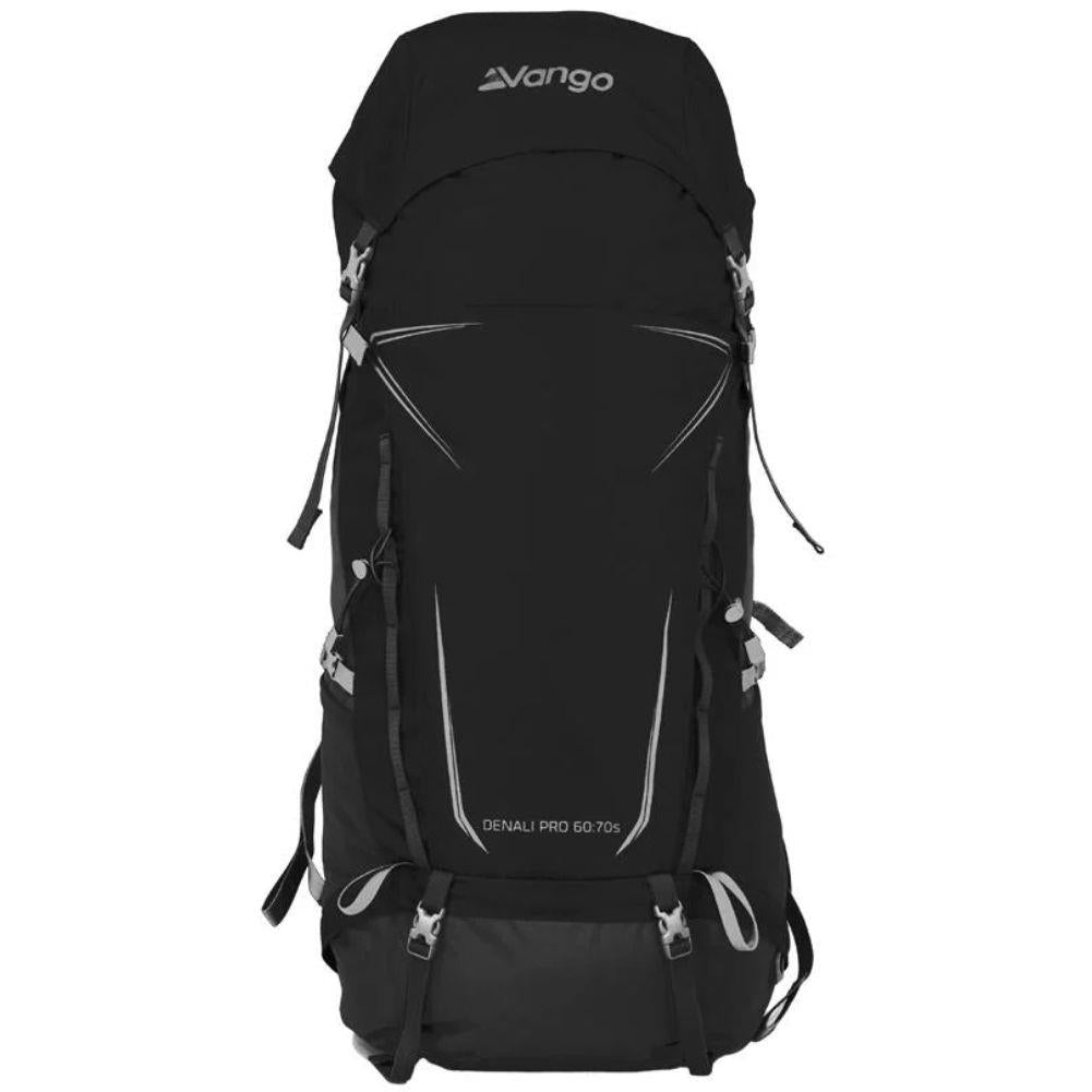 Vango Denali Pro 60:70S Trekking Rucksack - Short Back (Black) front