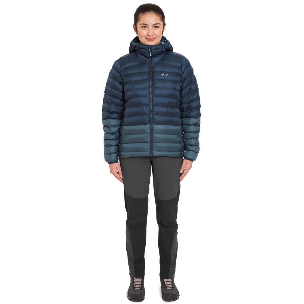 Rab Women&#39;s Cirrus Alpine Insulated Jacket (Tempest Blue/Orion Blue) full body