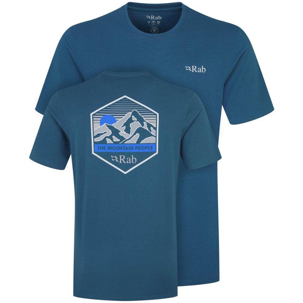 Rab Men's Stance Mountain Peak Tee (Tempest Blue)