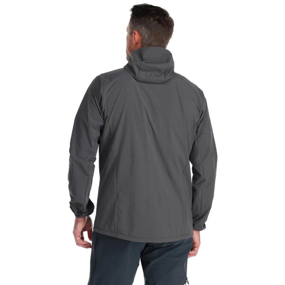Rab Men's Borealis Softshell Jacket (Graphene) back model