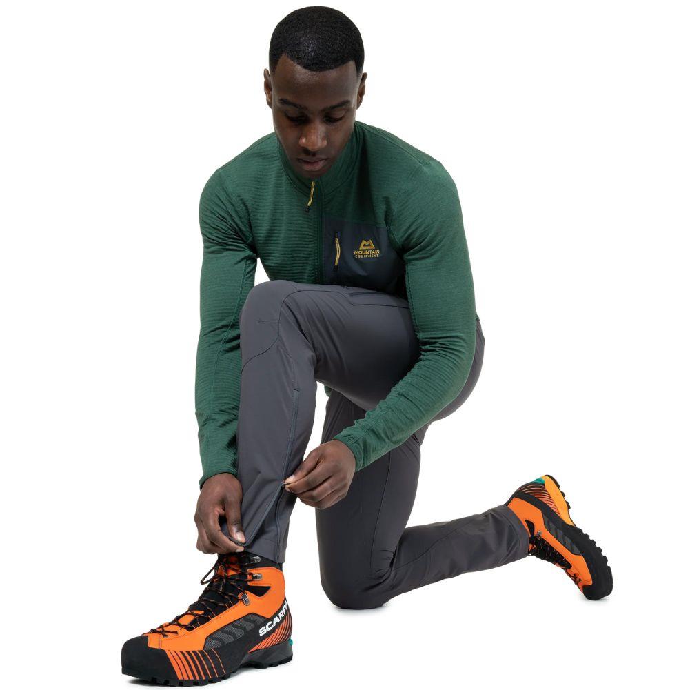 Mountain Equipment Men&#39;s Ibex Mountain Pant - Regular (Anvil Grey) tying shoes