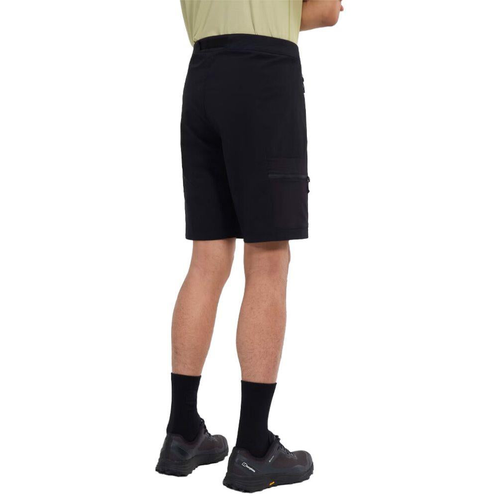 Berghaus Men's Hike-Air Stretch Shorts (Black) model angle
