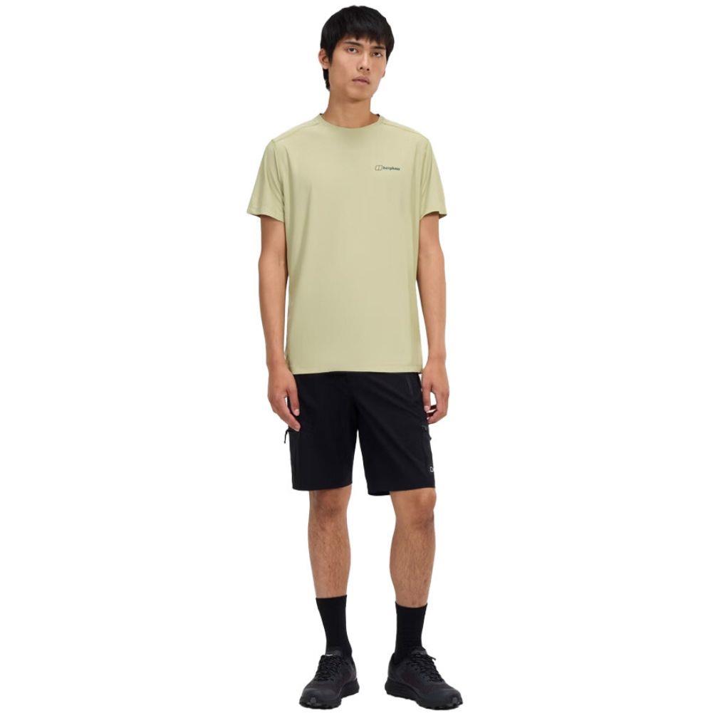 Berghaus Men&#39;s Hike-Air Stretch Shorts (Black) model front