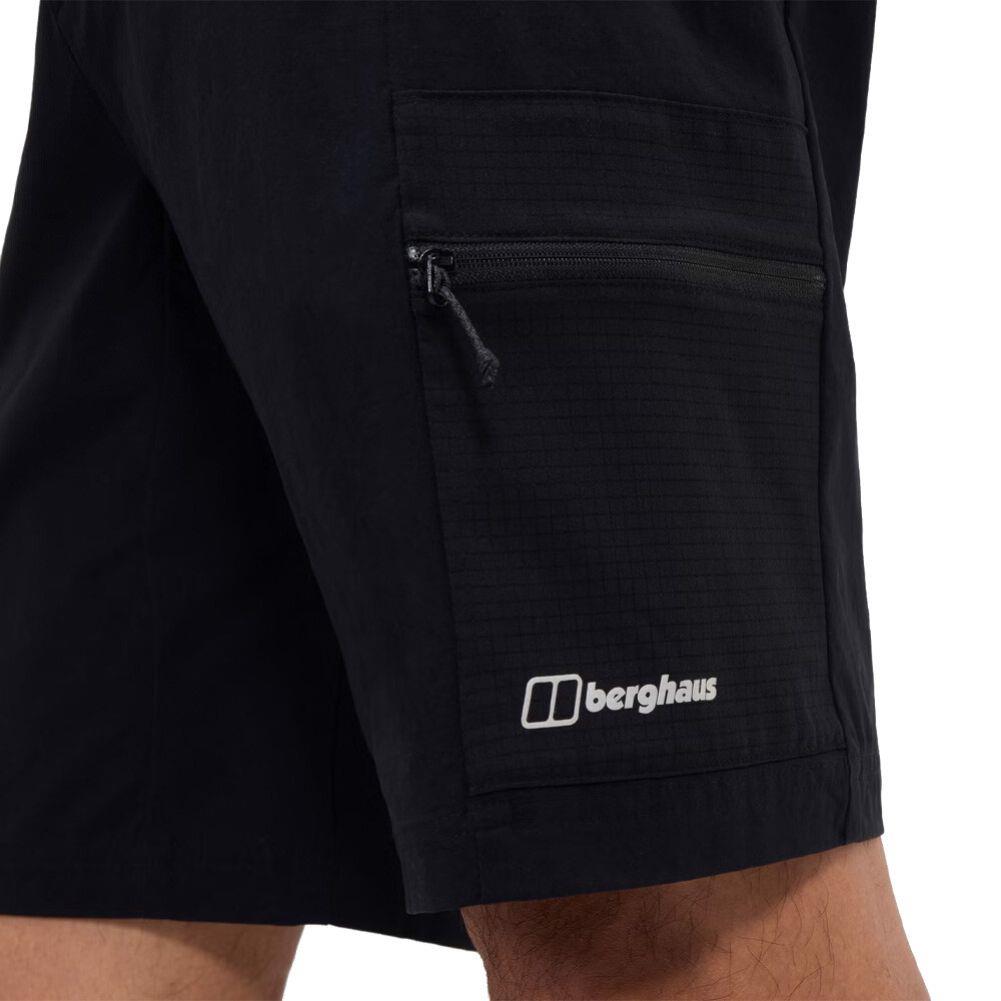 Berghaus Men&#39;s Hike-Air Stretch Shorts (Black) leg