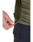 Rab Men's Cirrus Flex Insulated Vest (Light Khaki/Army) pulley