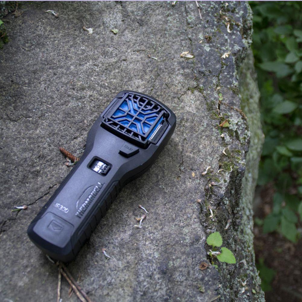 Thermacell MR300 Mosquito &amp; Midge Repeller on rock
